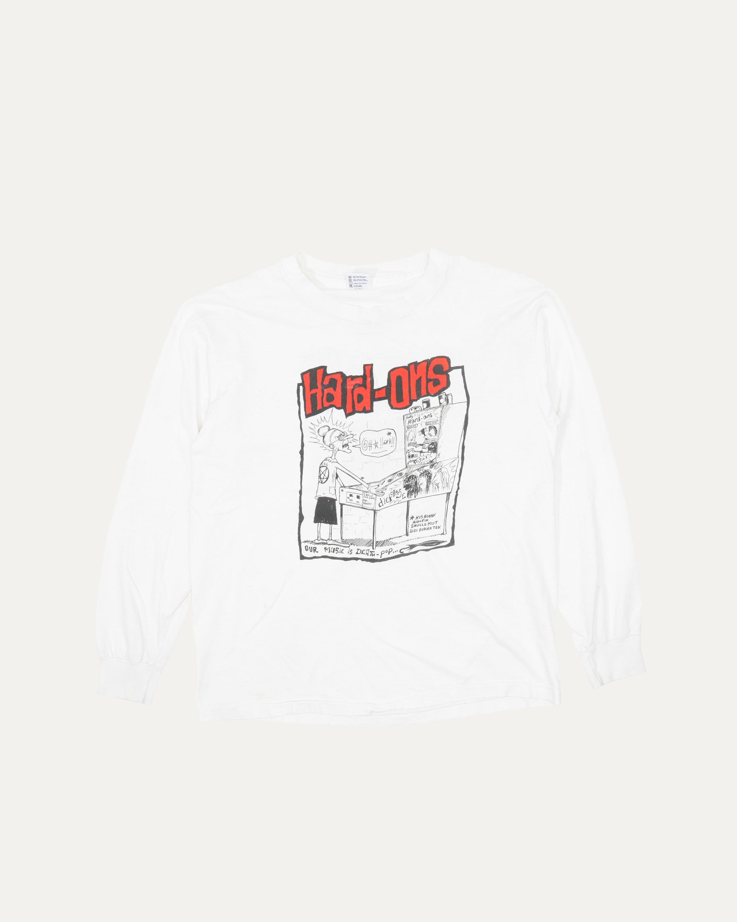 Hard-Ons 'Our Music is Death-Pop' Long Sleeve T-Shirt