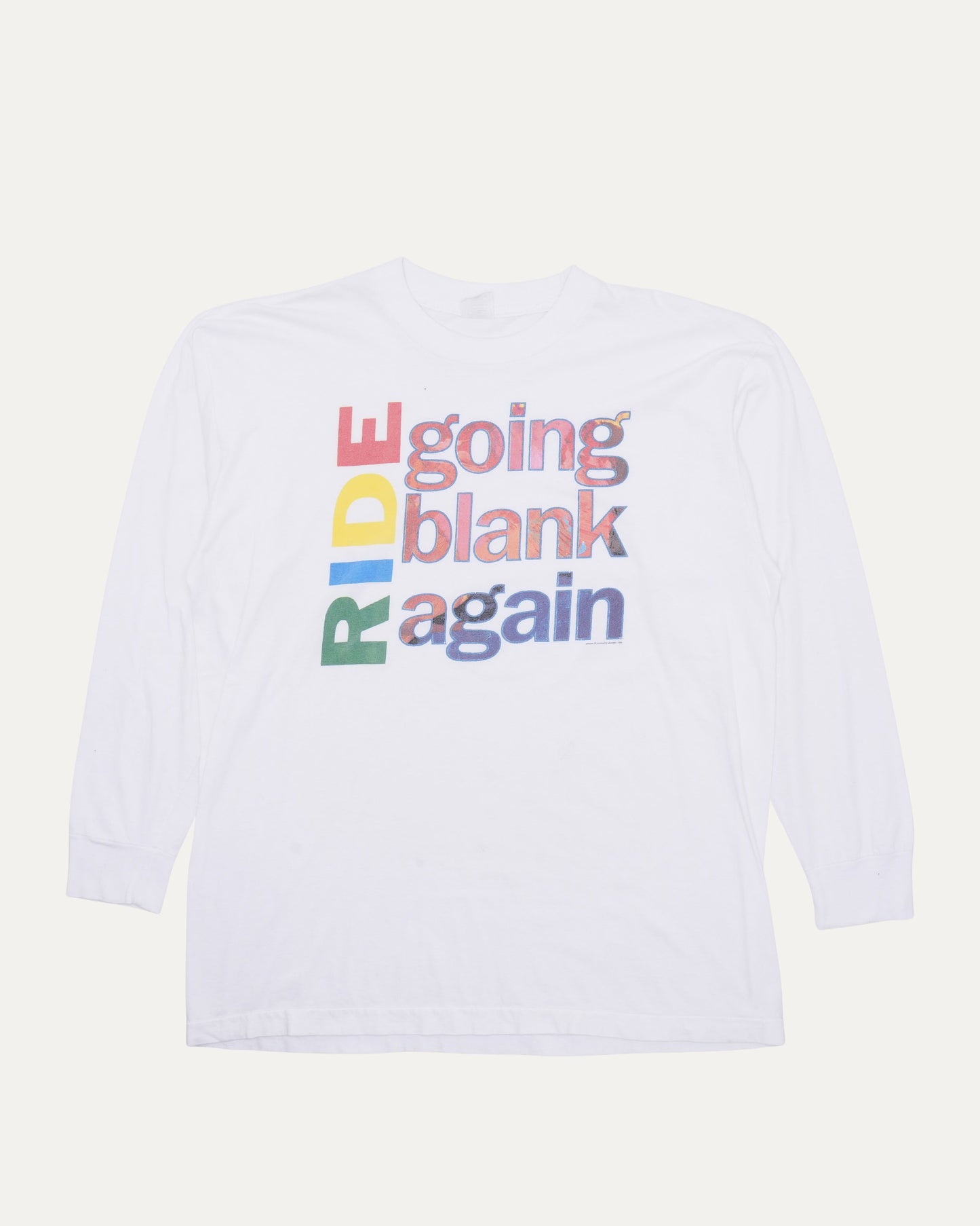 Ride Going Blank Again Long Sleeve T-Shirt