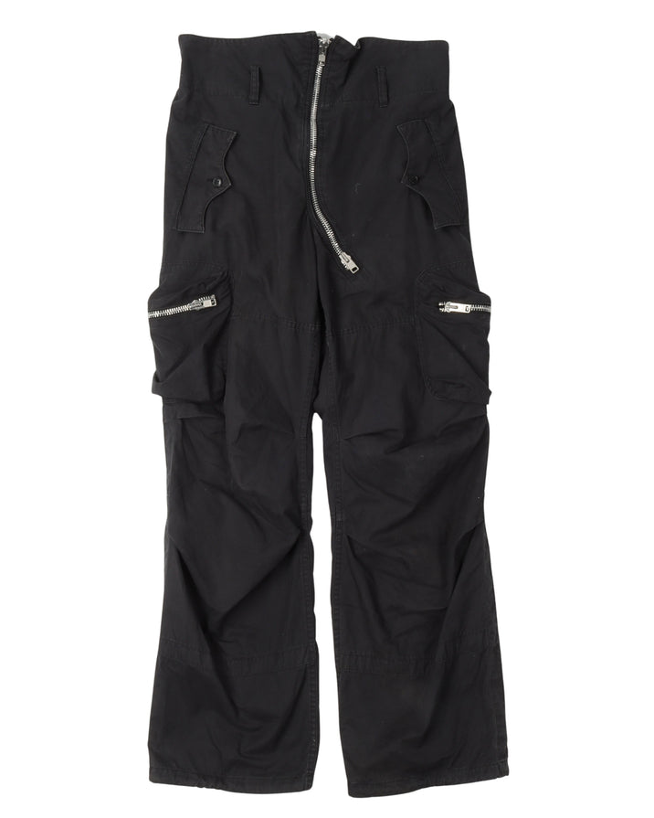 Asymmetrical Zipper Cargo Pants