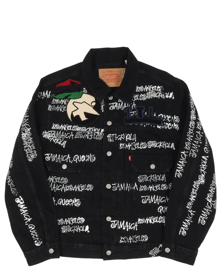 Stussy Embroidered Denim Jacket