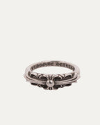 Mini Floral Cross Ring