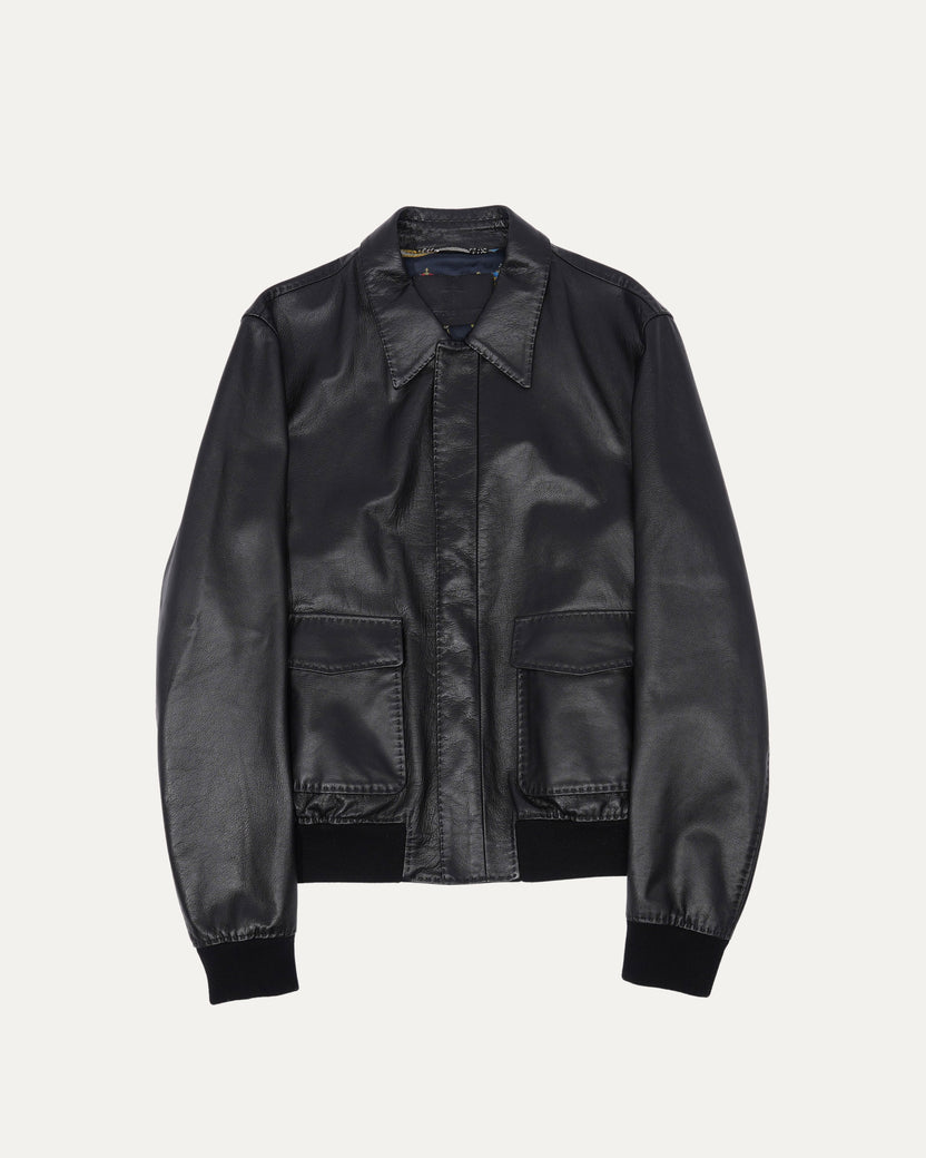 Leather Blouson