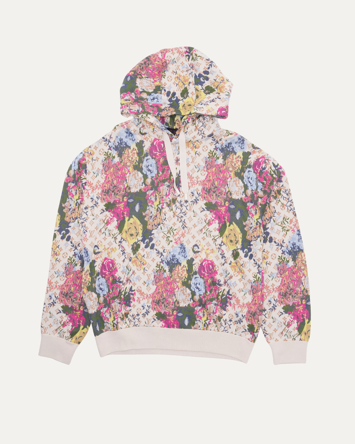 Floral Monogram Hoodie