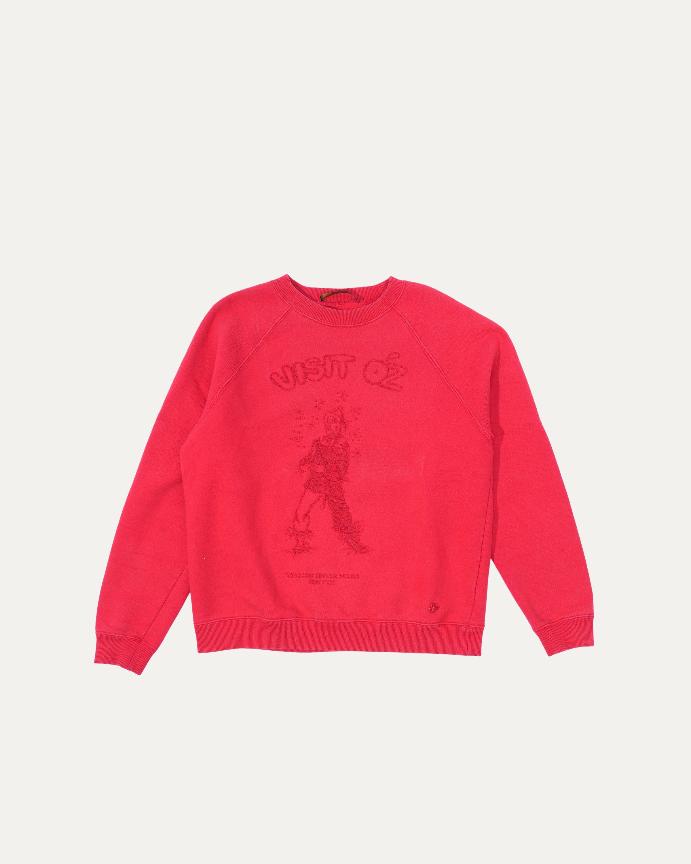 Visit Oz Scarecrow Embroidered Sweatshirt