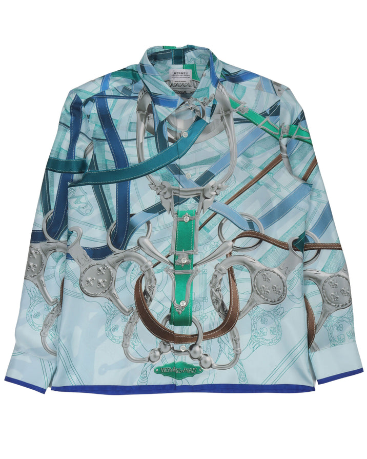 Silk Scarf Shirt
