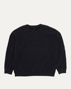 Jacquard Monogram Vertical Logo Crewneck Sweatshirt