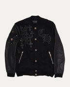 Cashmere Cross Patch Varsity Jacket