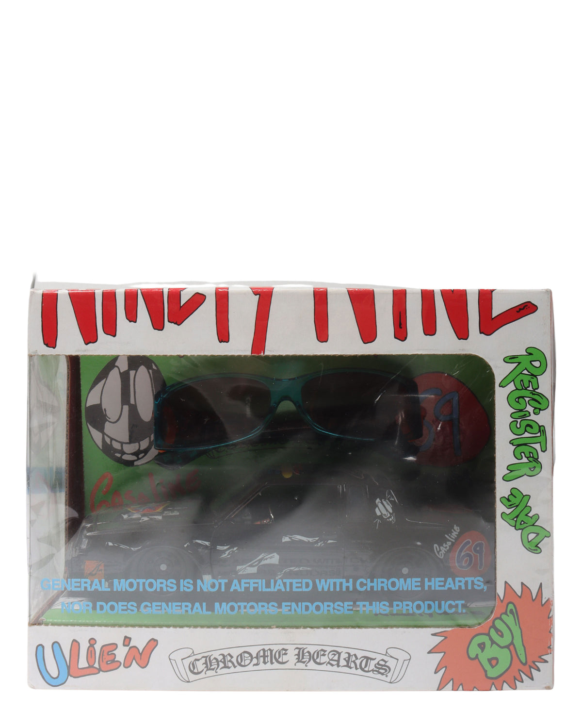 Matty Boy Sex Records 99 Eyes "U LIE'N" Sunglasses & Toy Car