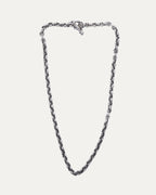 5MM Open-Link Necklace with Diamonds
