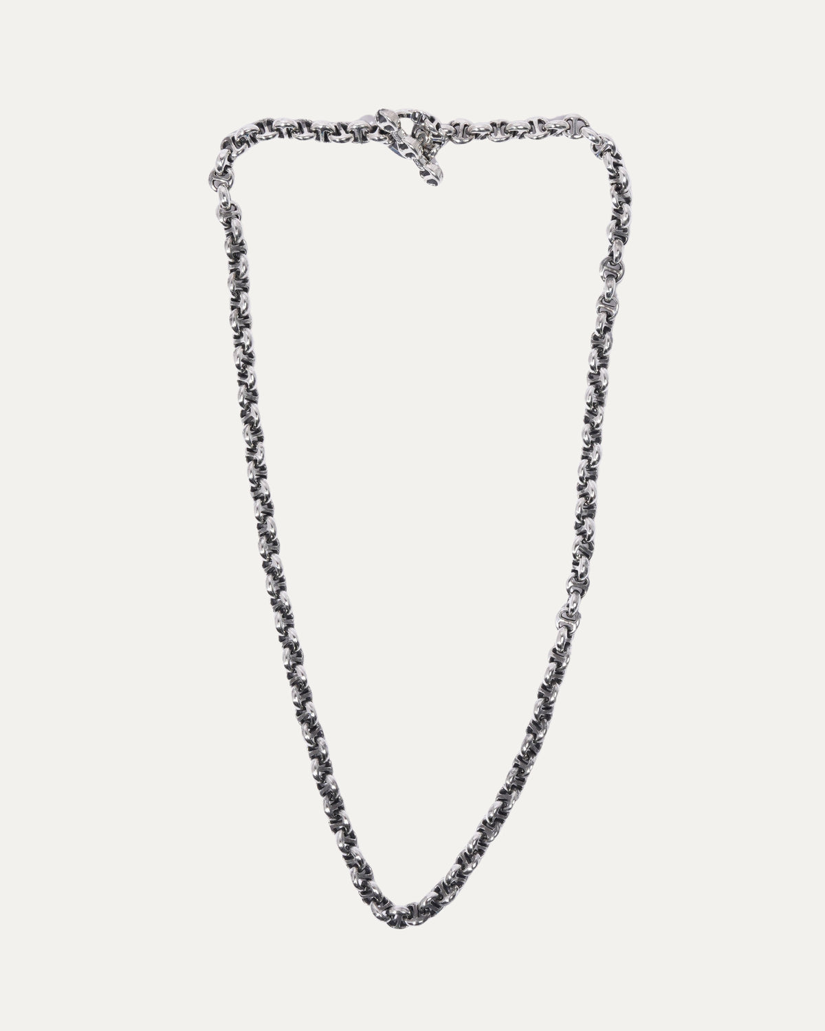 5MM Open-Link Necklace with Diamonds