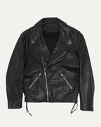 Fleur Embellished JJ Dean Leather Jacket