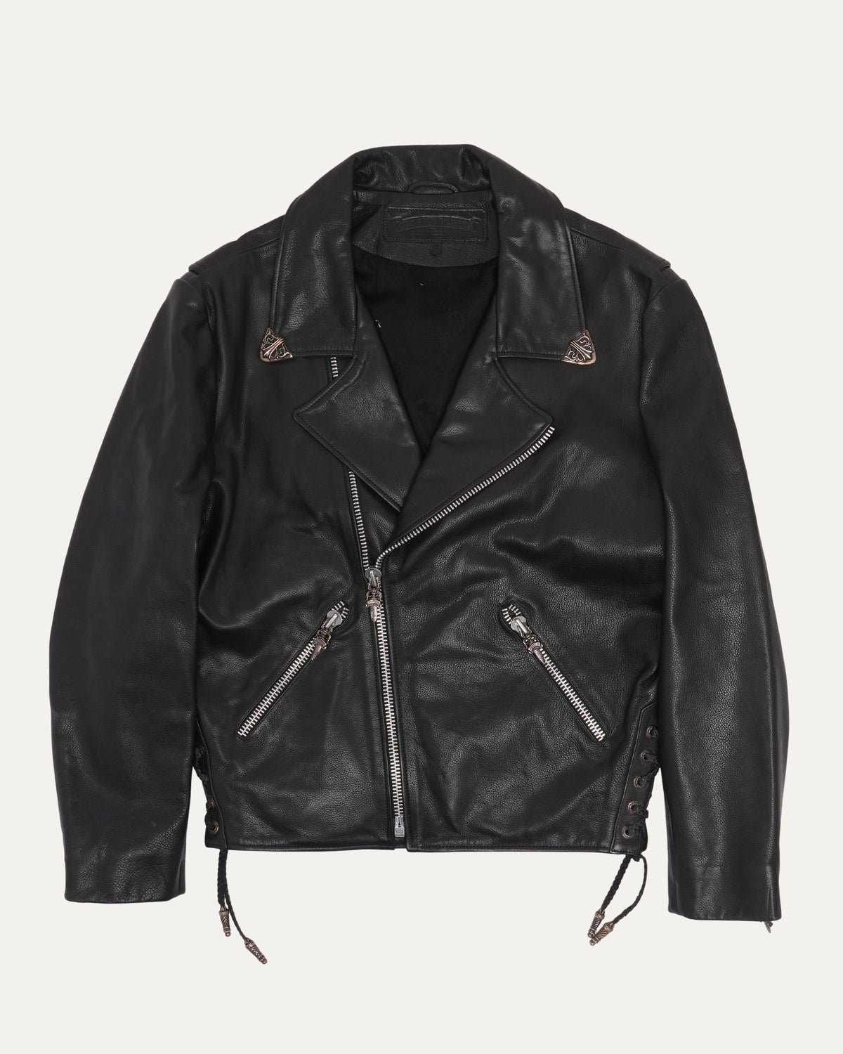 Women's Fleur Embellished JJ Dean Leather Jacket