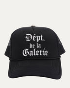 Old English Dépt. de la Galerie Silver Embellished Trucker Hat