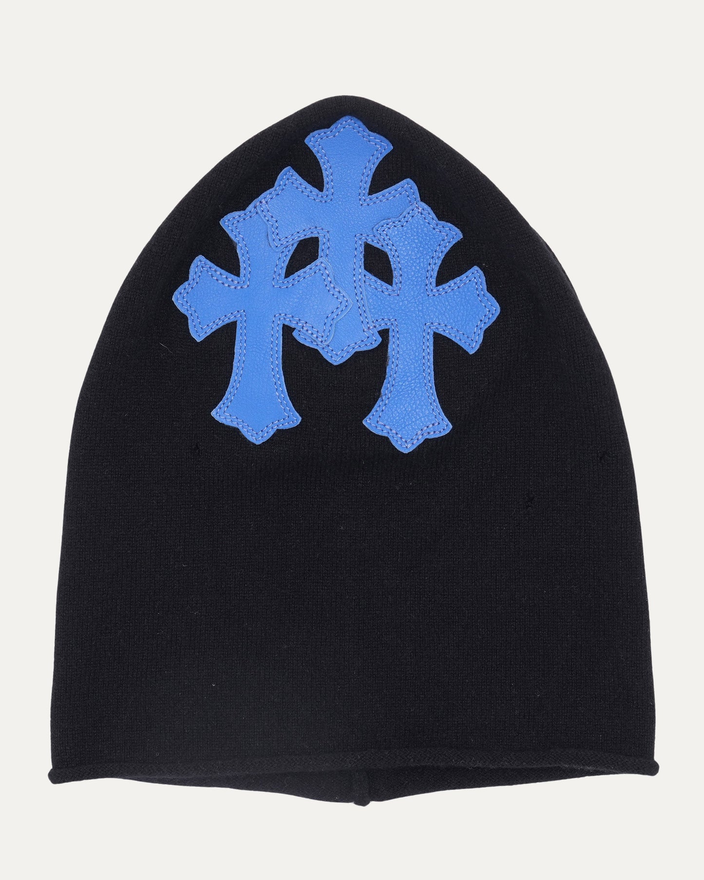 Cross Patch Cashmere Mask