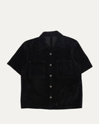 Suede Short Sleeve Shirt