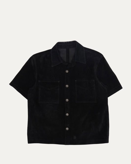 Suede Short Sleeve Shirt