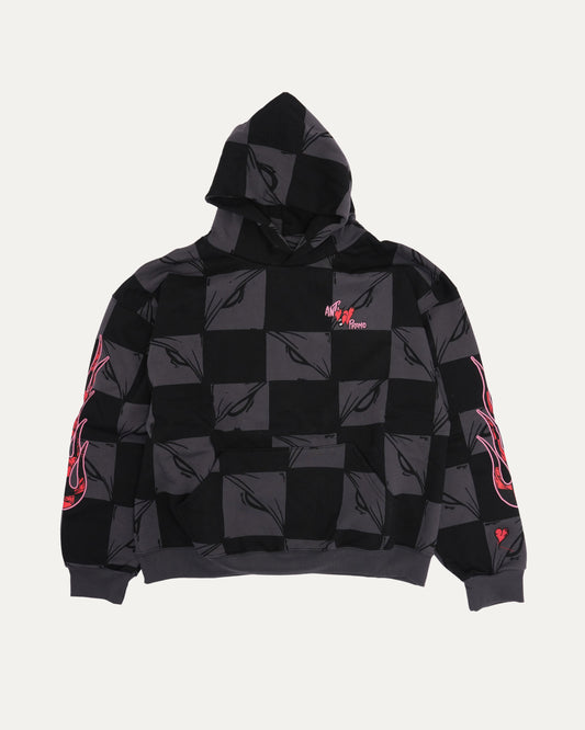 Matty Boy Flame Print 99 Eyes Hoodie