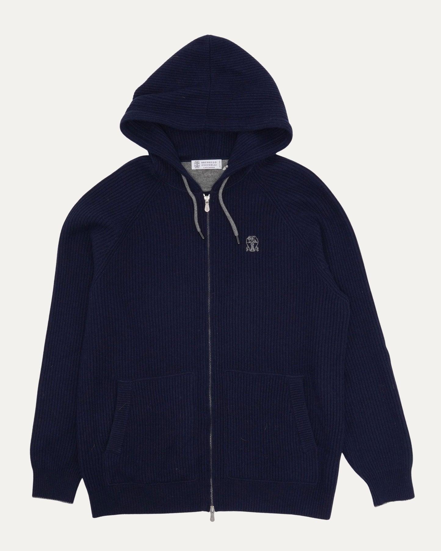 Cashmere Zip Up Hoodie
