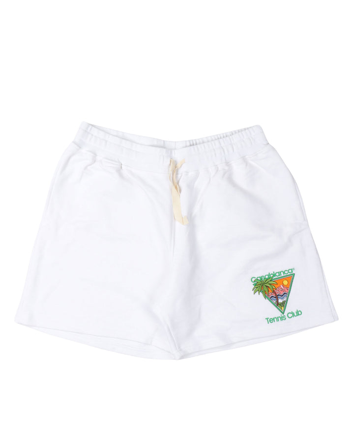 Tennis Club Embroidered Sweat Shorts