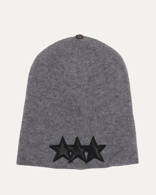 Star Patch Cashmere Beanie
