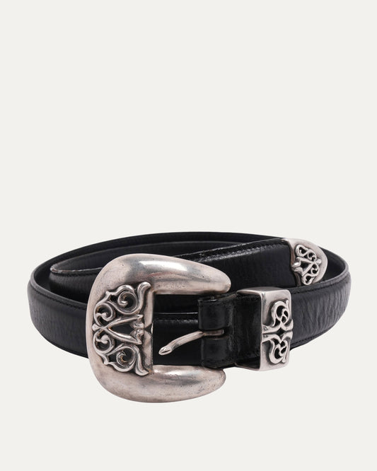 Thin Three-Piece Western Belt