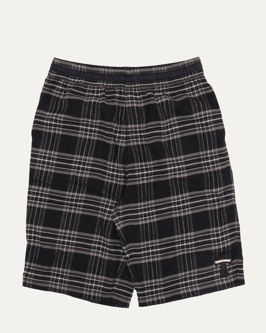 After School Cross Patch Flannel Shorts