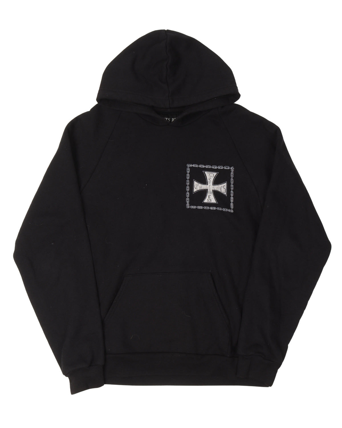 "Croix Avec des Roses" Iron Cross Hoodie