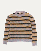 Striped Fuzzy Wuzzy Mohair Sweater