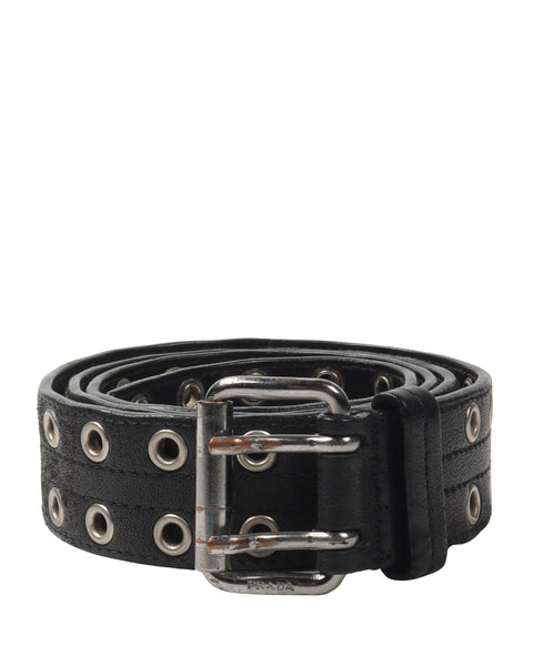 Prada Leather Grommet Belt – Justin Reed