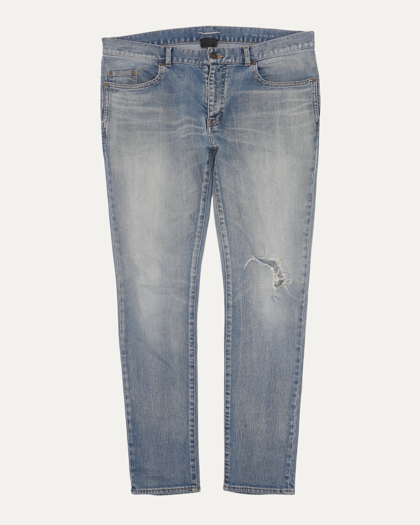 Distressed Light Wash Jeans