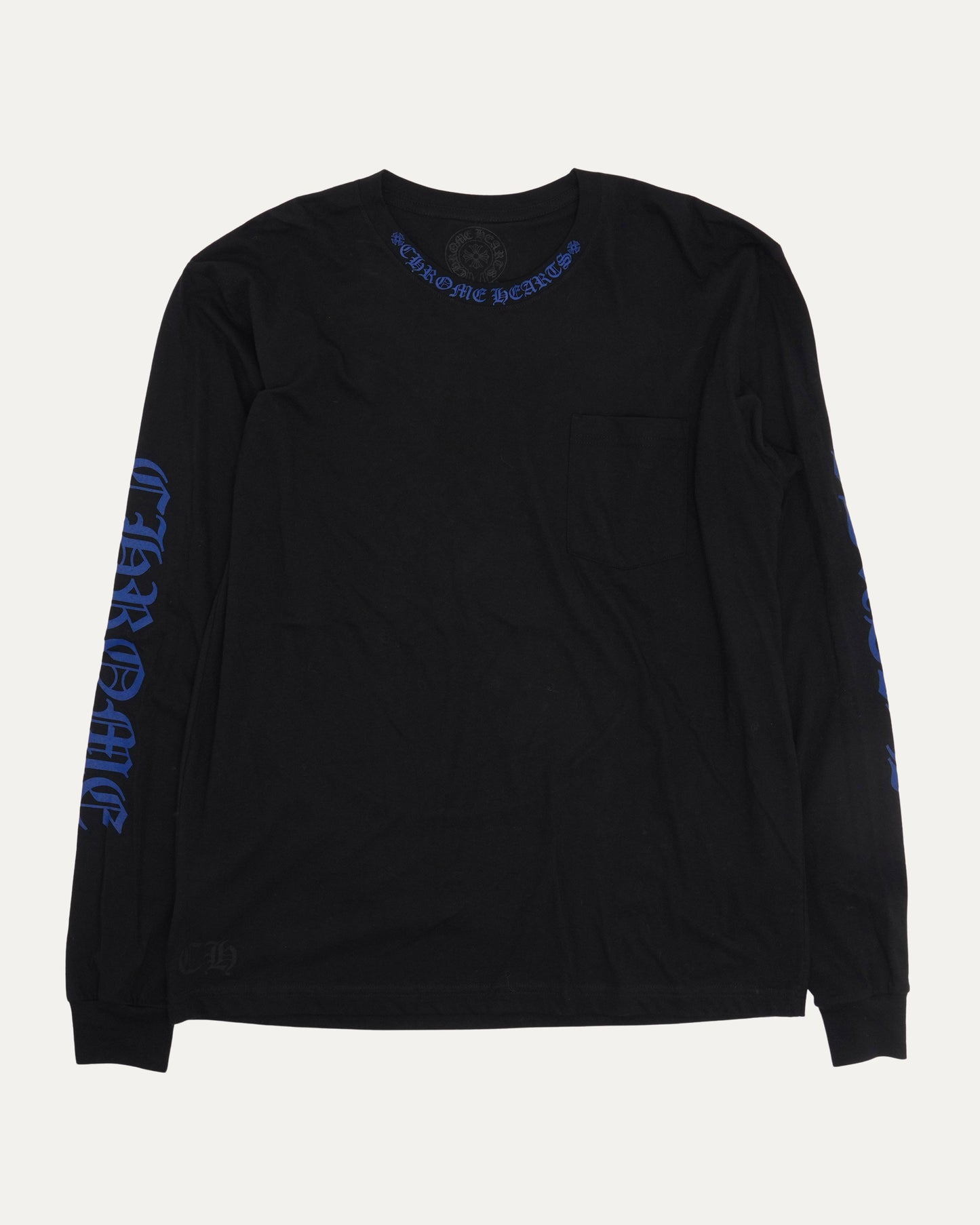 Neck Logo Long Sleeve T-Shirt