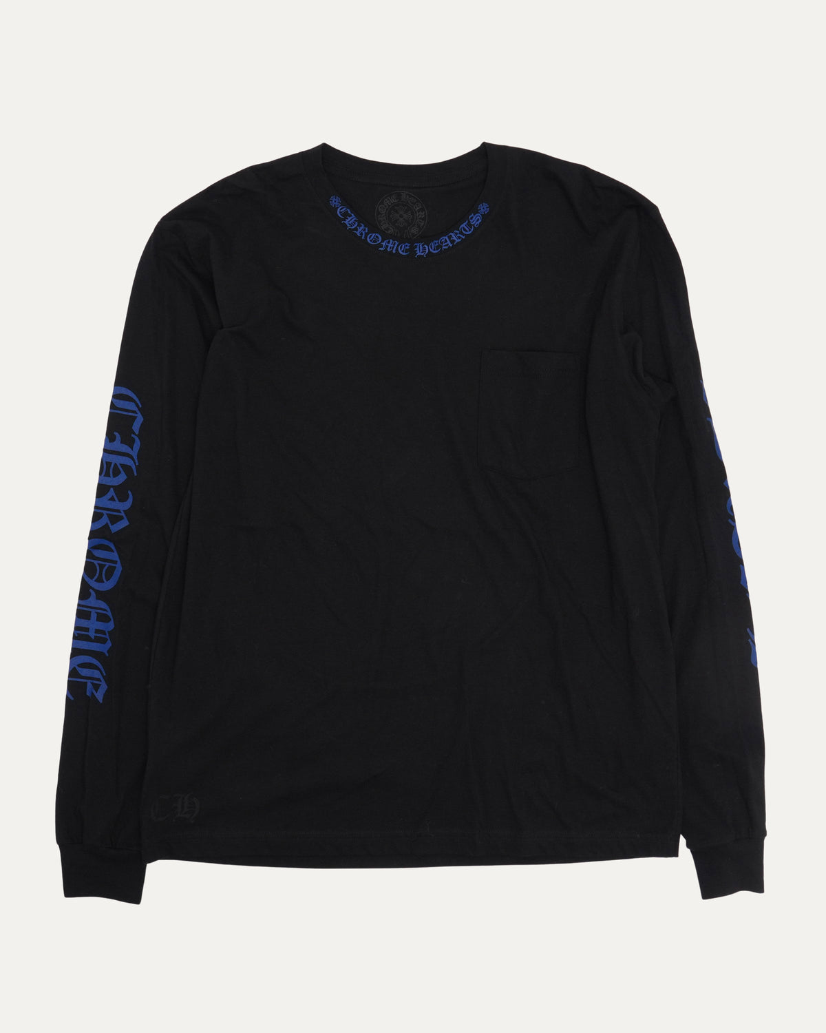 Neck Logo Long Sleeve T-Shirt