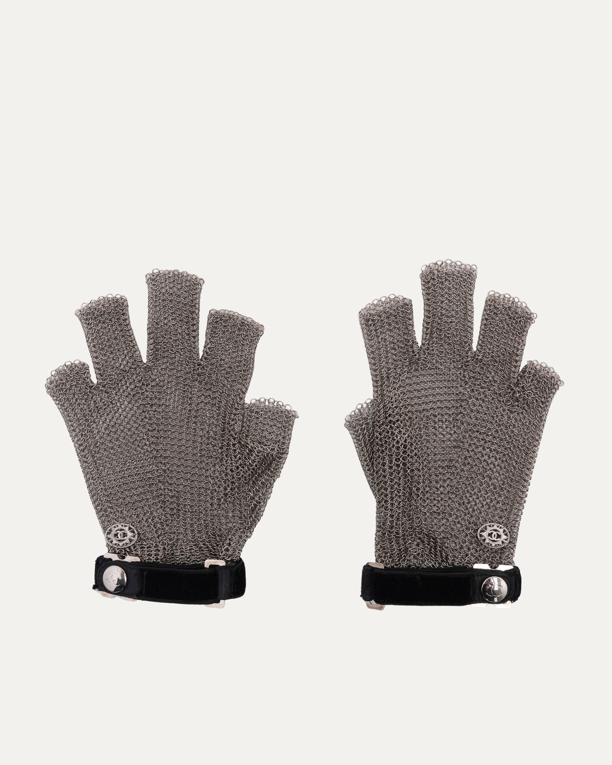 Chainmail Fingerless Gloves