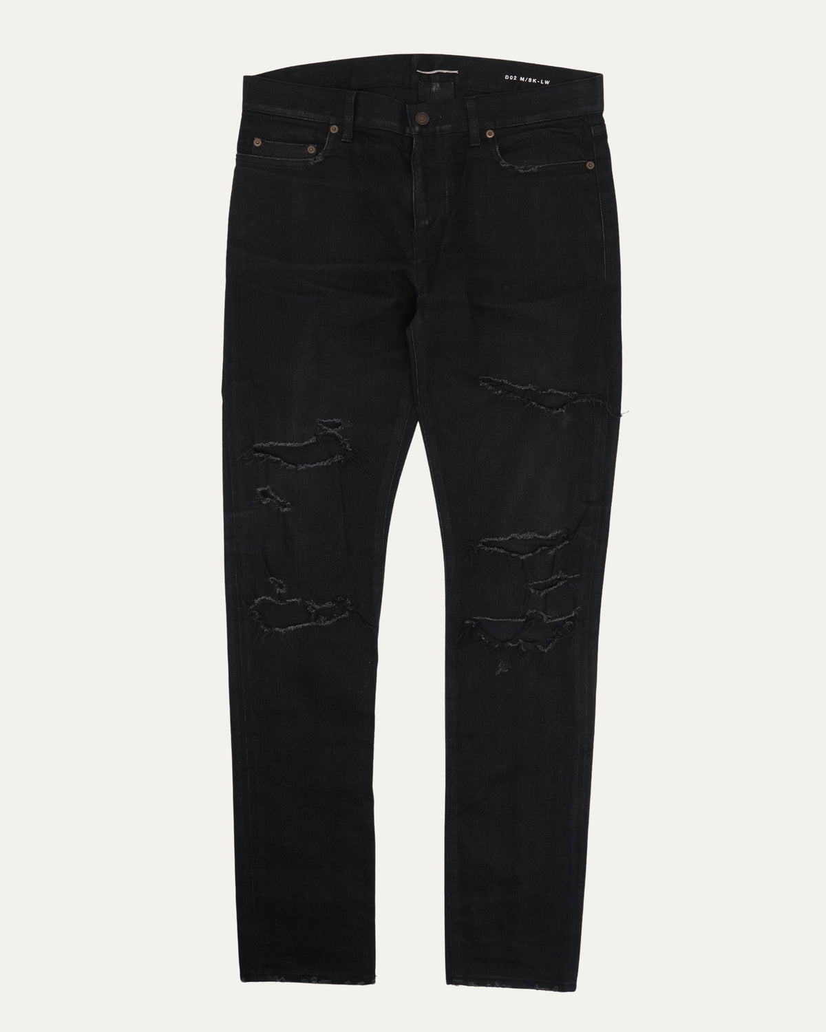 Distressed Repaired D02 Jeans