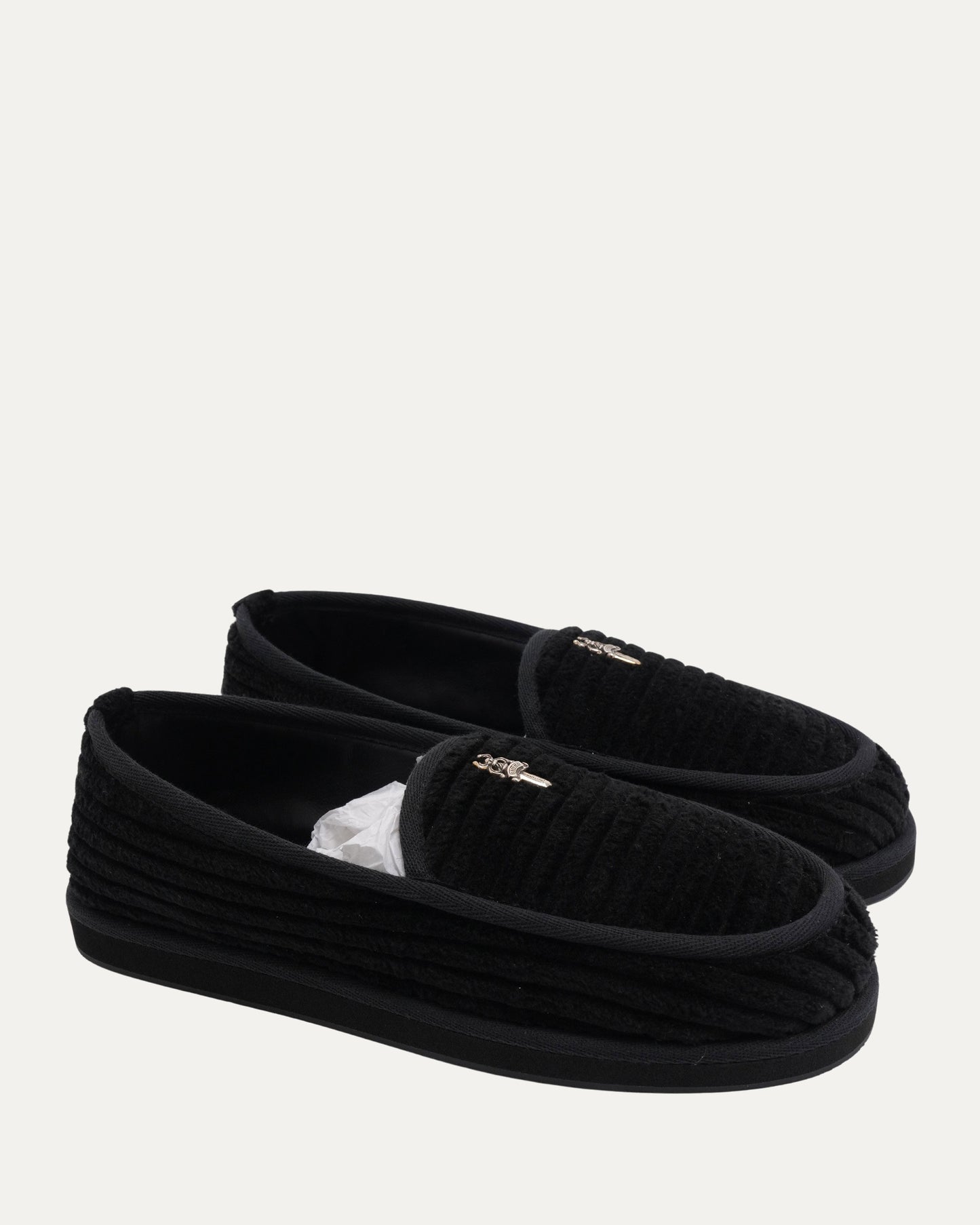 Dagger Embellished Heavy Cord House Shoes