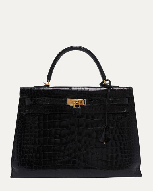 Crocodile Leather Kelly 35
