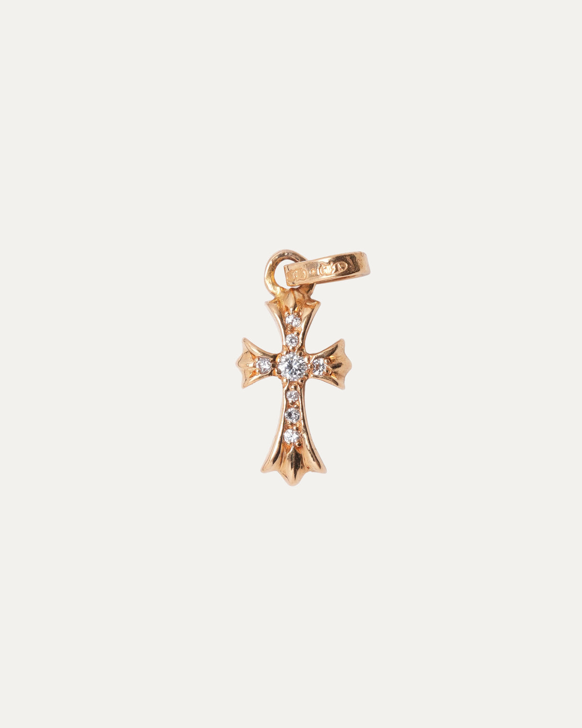 Gold Diamond Baby Fat Pendant