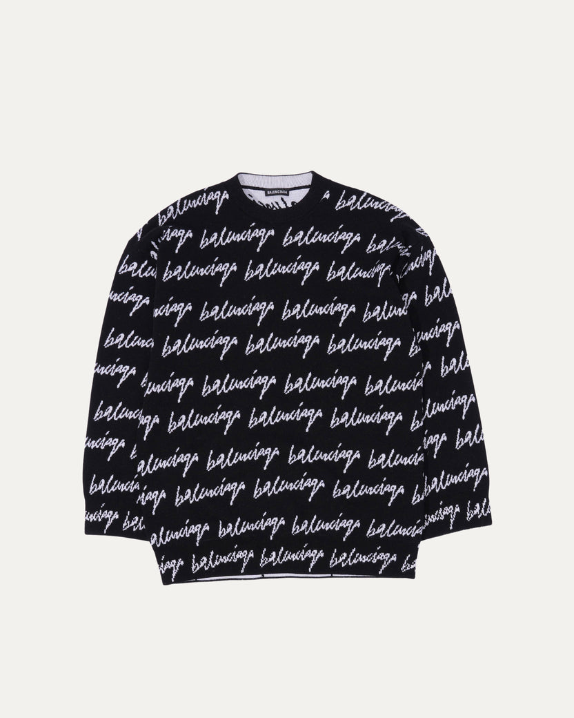 Logo Print Crew Neck