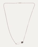 Safety Pin Roll Chain Necklace