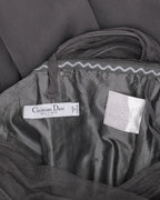 FW 2006 Gray Silk Chiffon Draped Gown