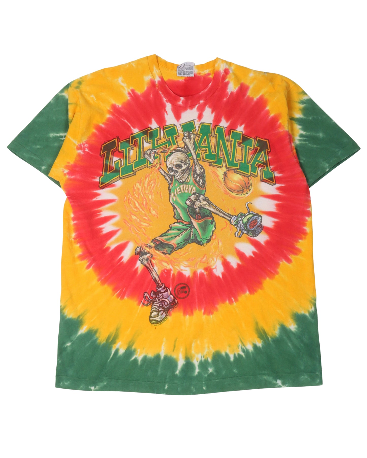 Grateful Dead Lithuania Basketball T-Shirt