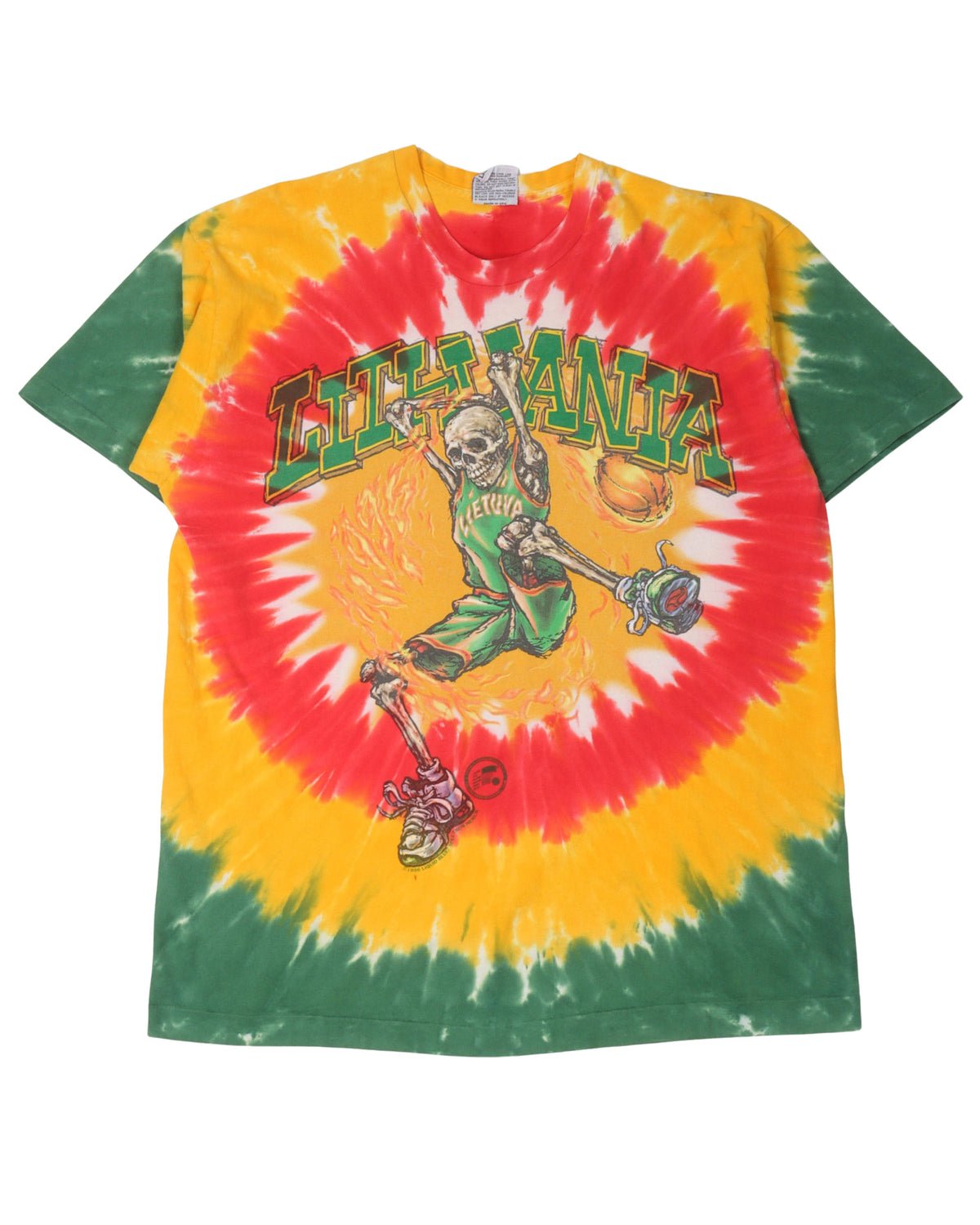 Grateful Dead Lithuania Basketball T-Shirt