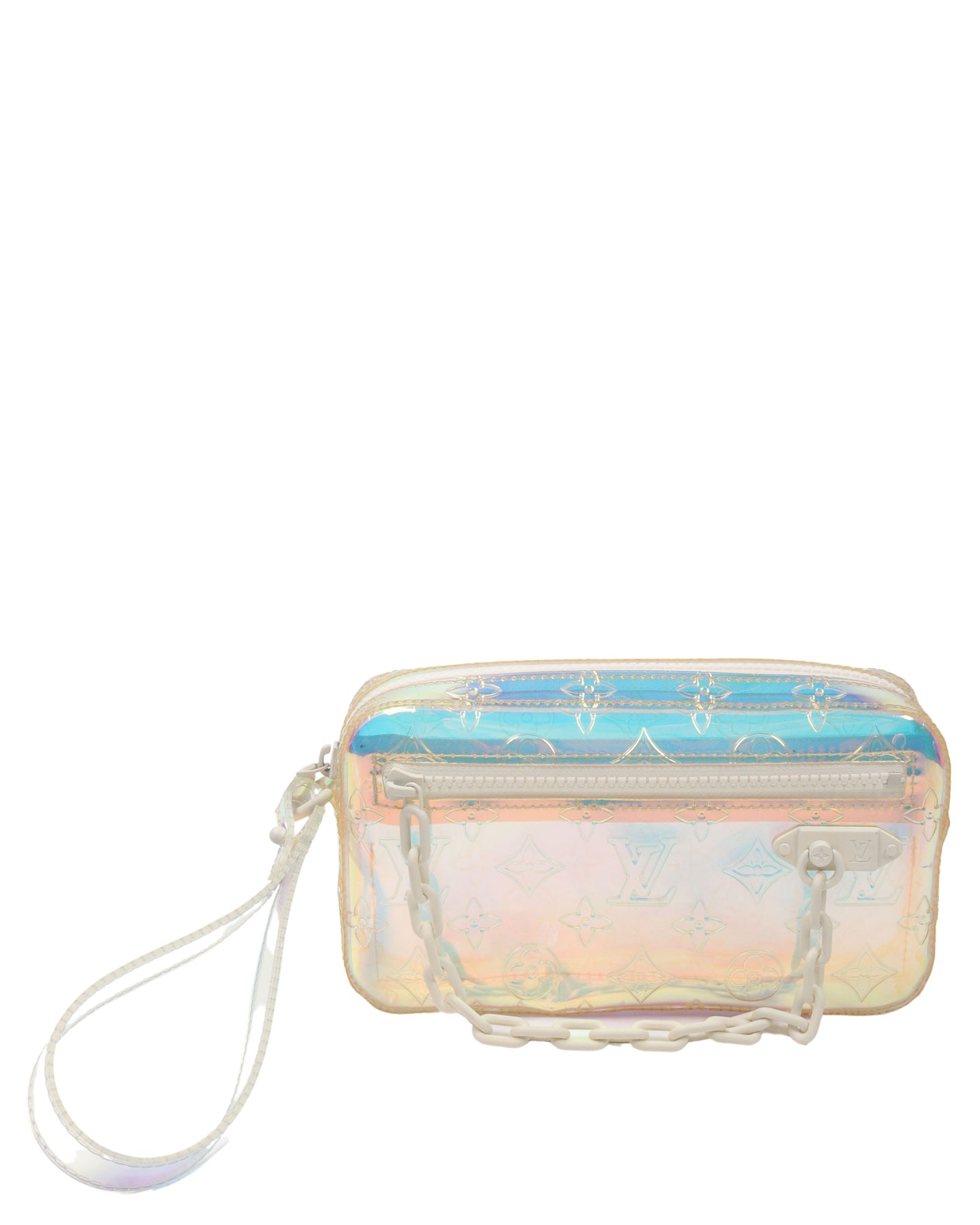 PVC Monogram Pochette Volga Iridescent Prism