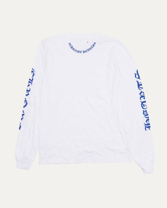 Neck Logo Long Sleeve T-Shirt