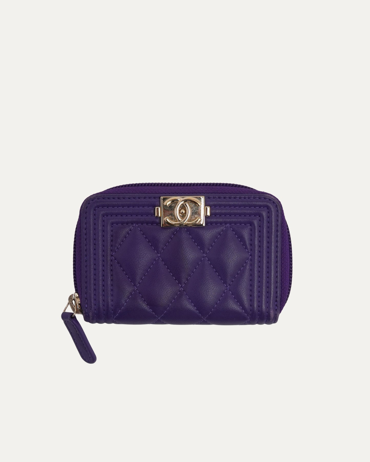 Quilted Boy Zip Wallet