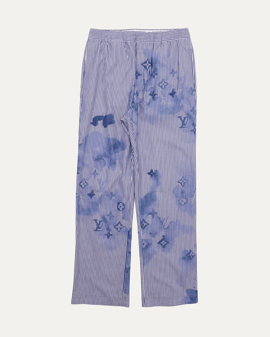 Striped Monogram Pajama Pants