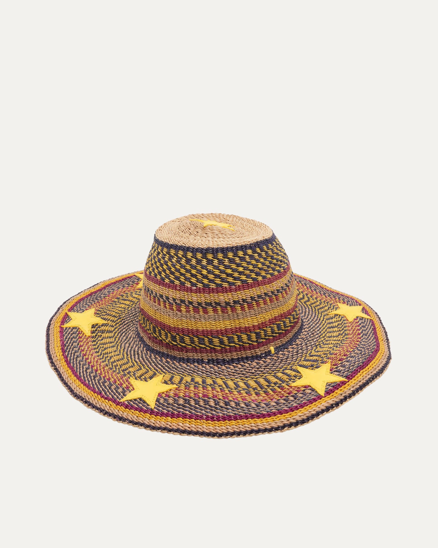 Star Patch Straw Hat