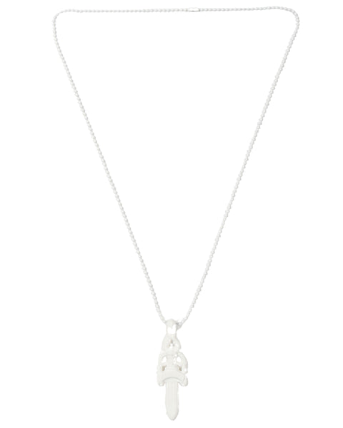 【クロムハーツ】Chrome Hearts Silichrome Dagger Pendant Chrome Hearts Rubber Silichrome Dagger Pendant Necklace