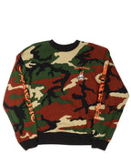 Matty Boy Caution Camouflage Sweatshirt