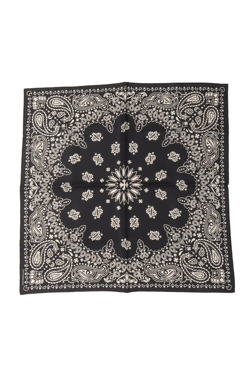 Paisley Maltese Cross Silk Scarf